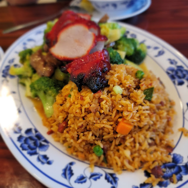 BBQ Pork Fried Rice Beef with Broccoli