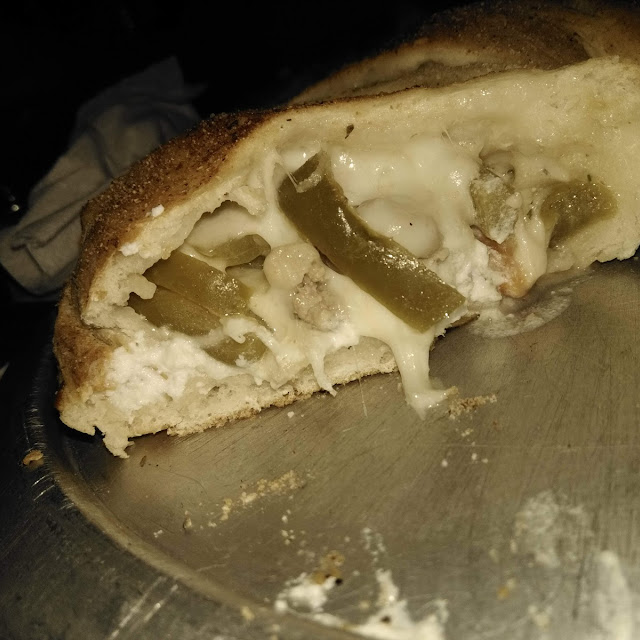 Sausage and Peppers Calzone