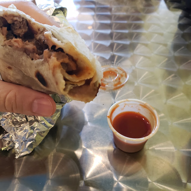 Carne Asada Burrito with Beans