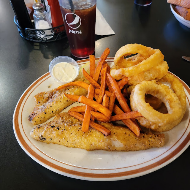 Pan Fried Lake Perch Dinner