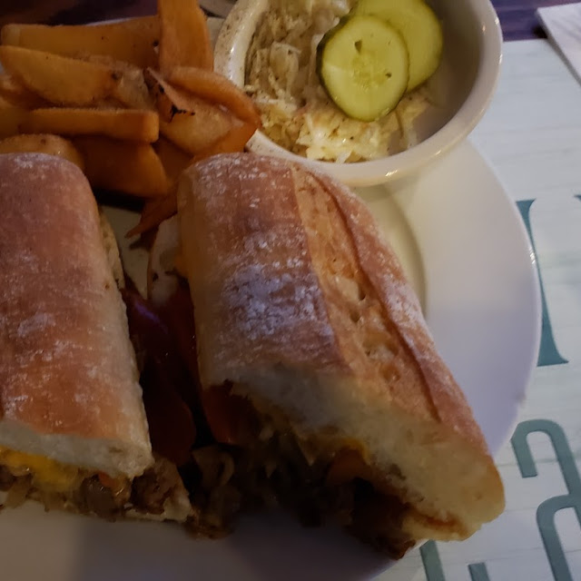 Cheese Steak with Little Fries 13 00