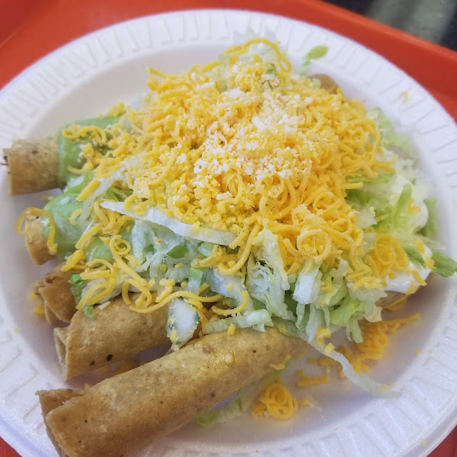 Rolled Tacos De Carne Asada