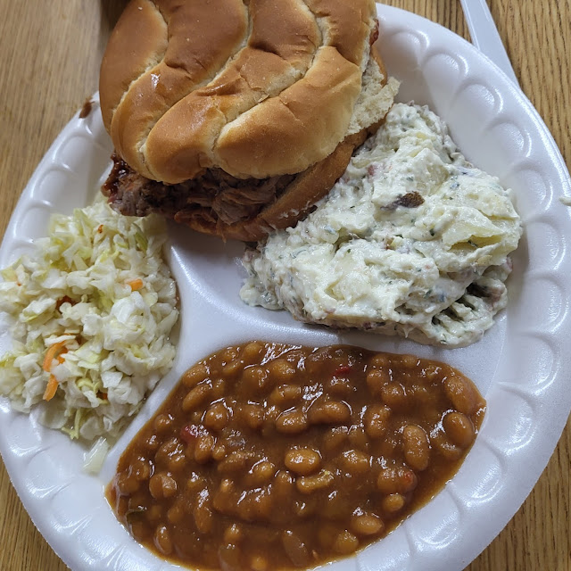 BBQ Baked Beans and Slaw