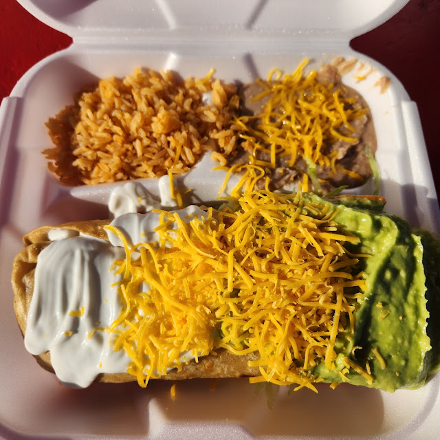 Two Cheese Enchilada Two Beef Tacos