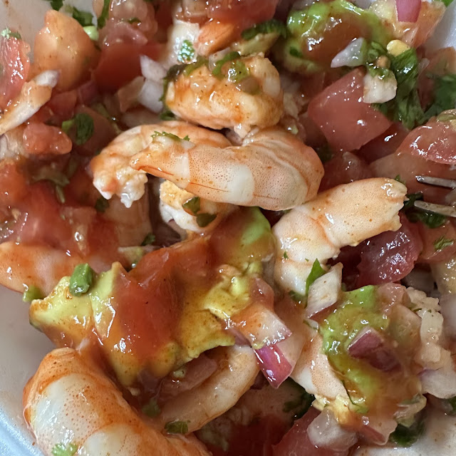 Shrimp Tostada