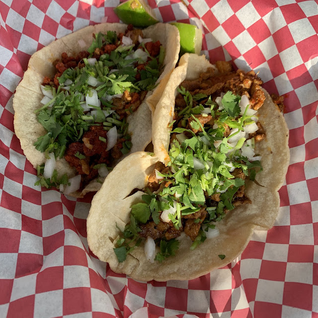 Chorizo and Al Pastor Tacos