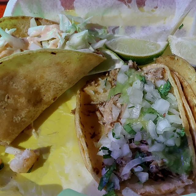 Shrimp Taco Carnitas Tacos