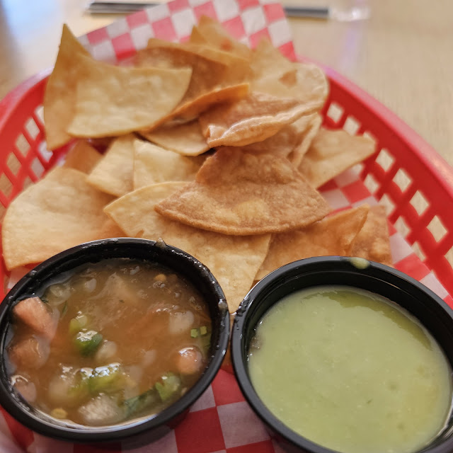 Chips and Queso Guacamole or Salsa Verde