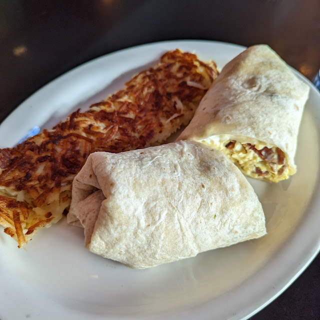 Vegetarian Breakfast Burrito