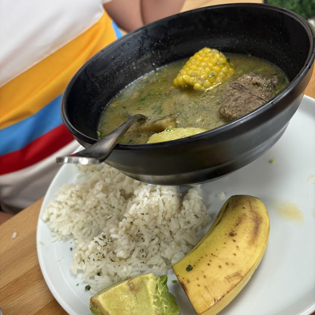 Steak Rice Soup with Sides