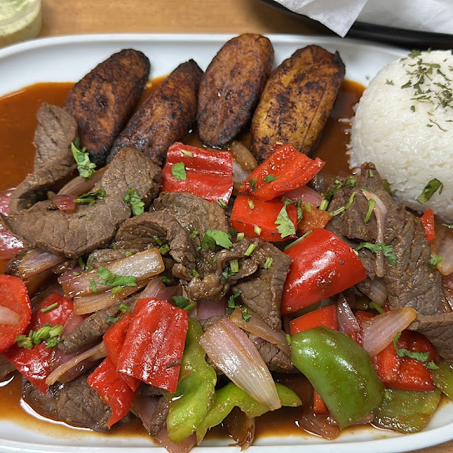 Lomo Saltado Skirt Steak with Sauteed Tomatoes