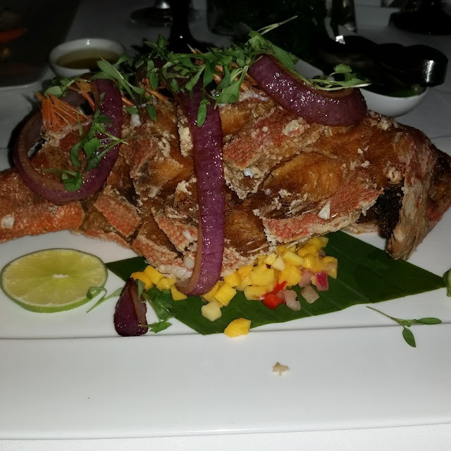 Wood Fired Grilled Whole Red Snapper