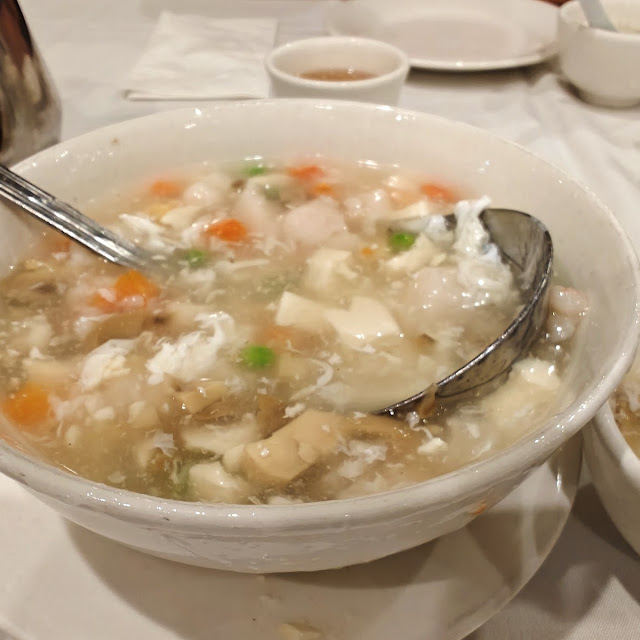 Crabmeat with Fish Maw Soup