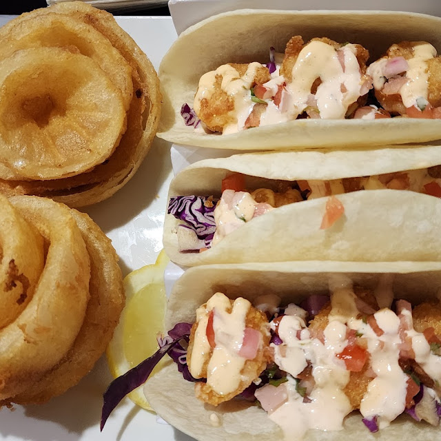 Shrimp Pork or Chicken Tacos