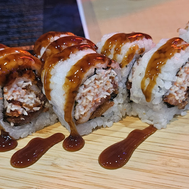 Bacon & Crab Sushi Roll