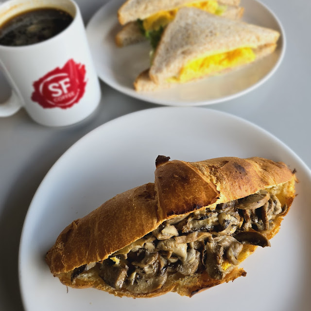 Mushroom Cheese Croissant