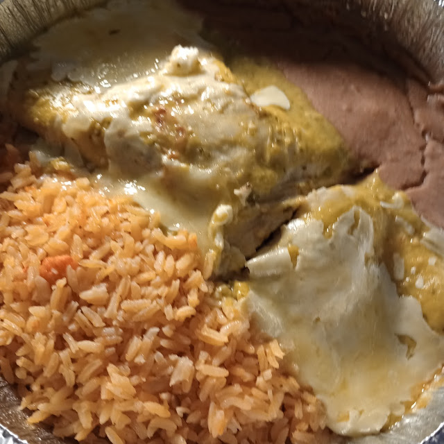 Beef Burrito with Green Sauce