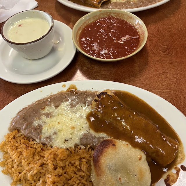 Chile Relleno Beef Taco Beef Enchilada Rice and Beans