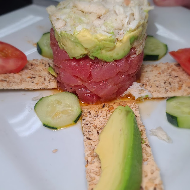 Tuna Tartare with Avocado & Mango
