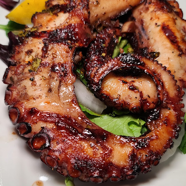 Grilled Shrimp & Eggplant