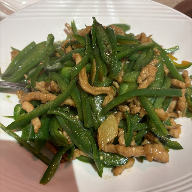 Shredded Pork with Green Peppers 青椒肉丝