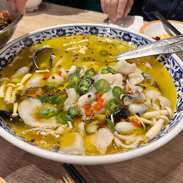 Chef's Special Boiled Fish Fillet in Green Peppers Soup