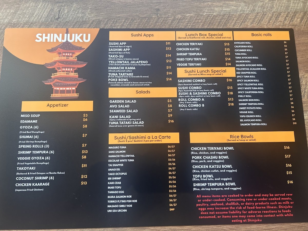 Shinjuku Sushi Hadley