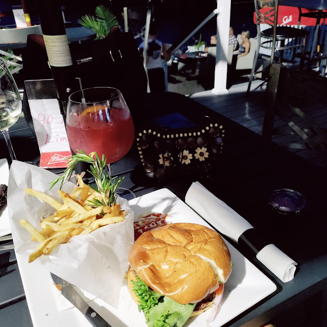 Cheese Burger and Fries