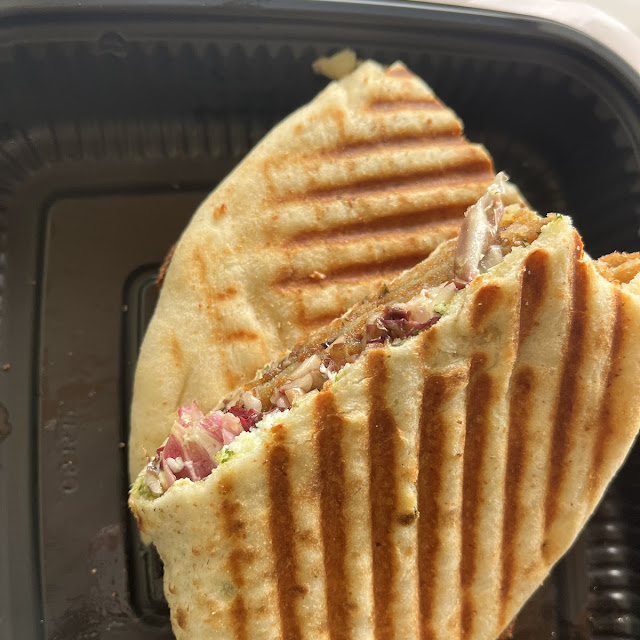 Fried Eggplant Panini