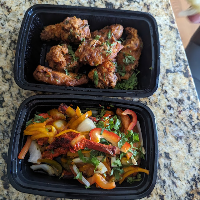 Lamb Chops and Honey Chutney Wings