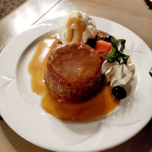 Sticky Toffee Pudding with Ice Cream