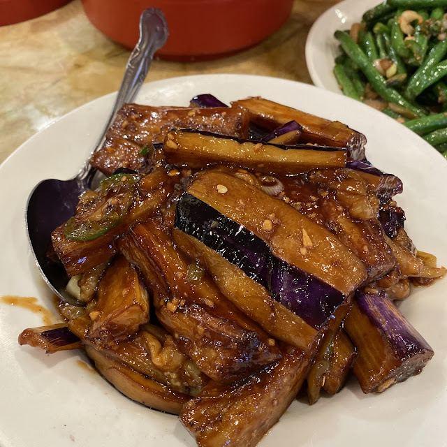 Eggplant w Garlic Sauce