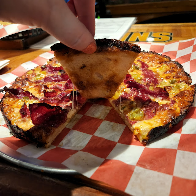 Pickle and Pastrami Pizza