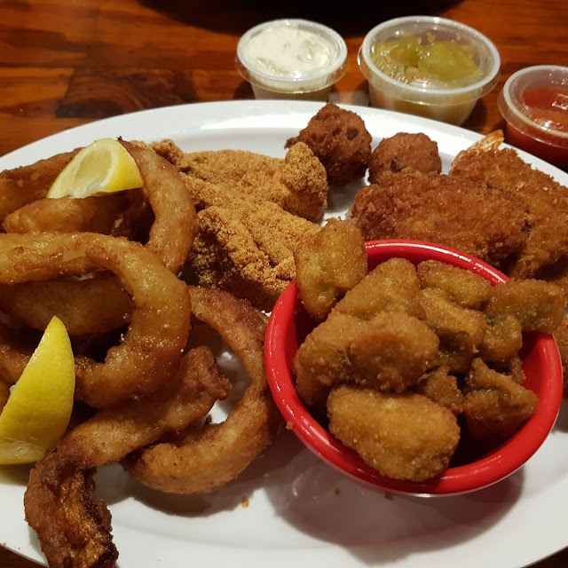 Catfish and Shrimp Platter