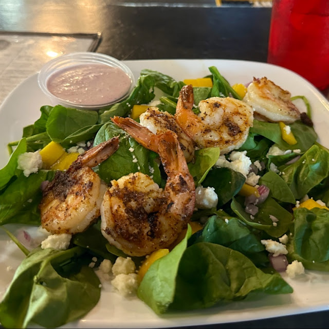 Blackened Mango Shrimp Salad