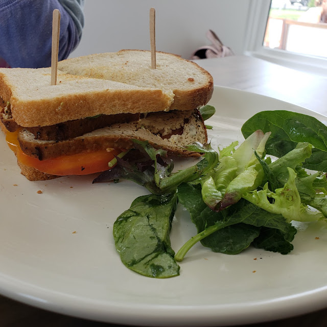 Loaded Tofu Turkey Sandwich