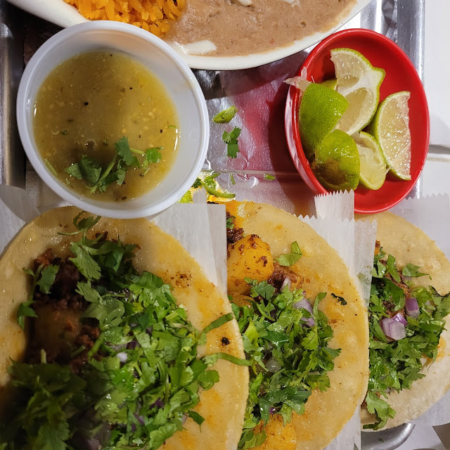 Chorizo Street Tacos with Grilled Pineapple