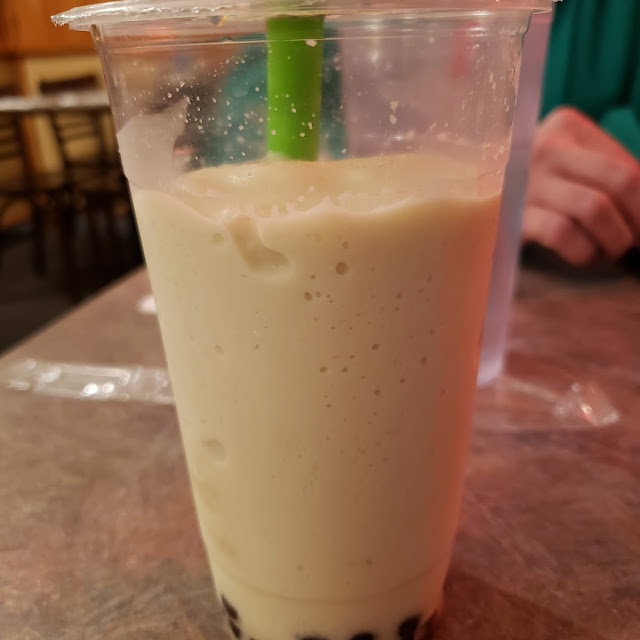 Avocado Bubble Tea with Boba