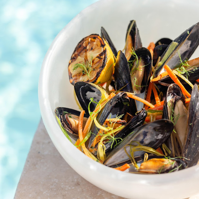 Steamed Mussels