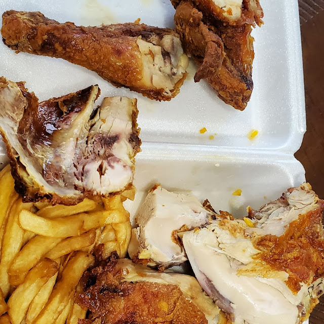 Half Chicken and French Fries
