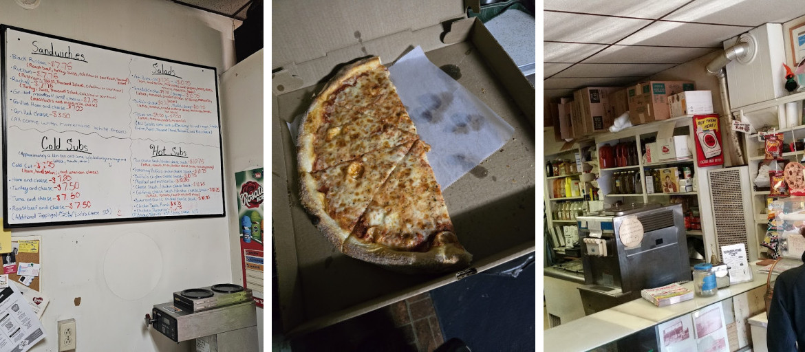 Steward's pizza shop