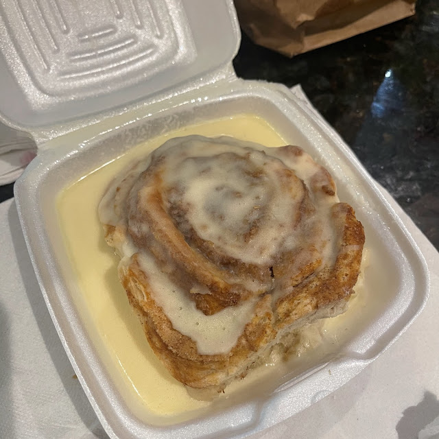 Orange Cream Cinnamon Roll