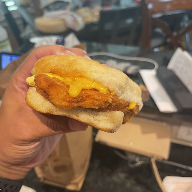 Chicken Egg and Cheese Biscuit