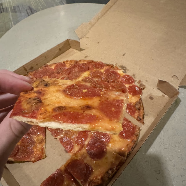 Thing Crust Double Pepperoni Pizza Slice