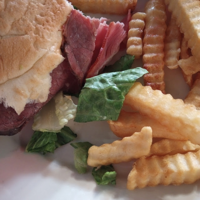 Sandwich and Fries
