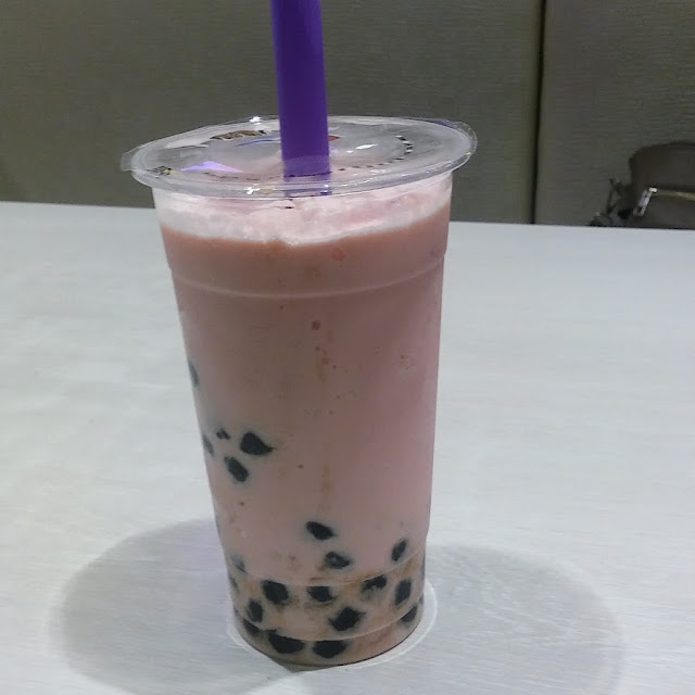 芋香奶茶 taro milk tea