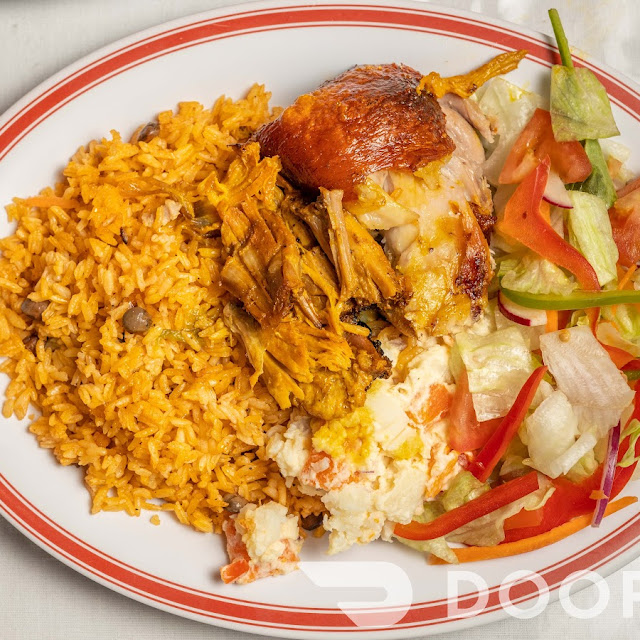 Pernil Rice & Salad