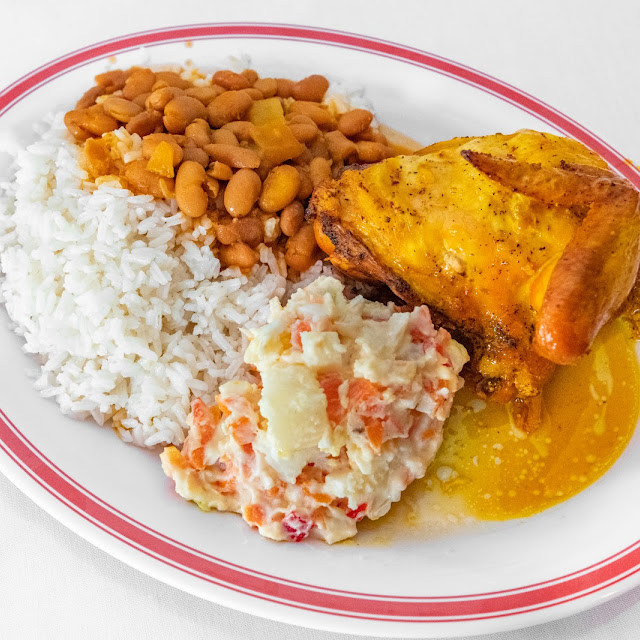 Chicken Stew Rice and Beans