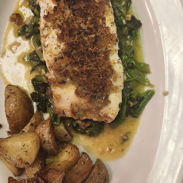 Halibut Oreganata