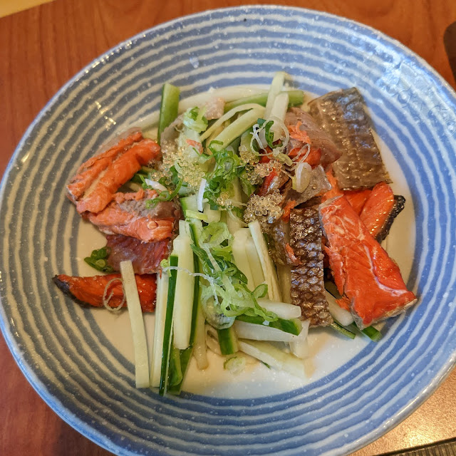 Salmon Skin Salad